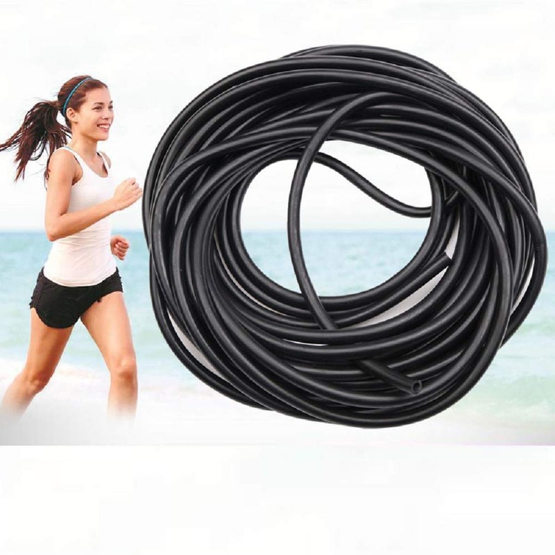 SUCOHANS 50 FT Black Latex Rubber Tubing,3/8in OD 1/4in ID Black 1 Continuous Piece - Image 4